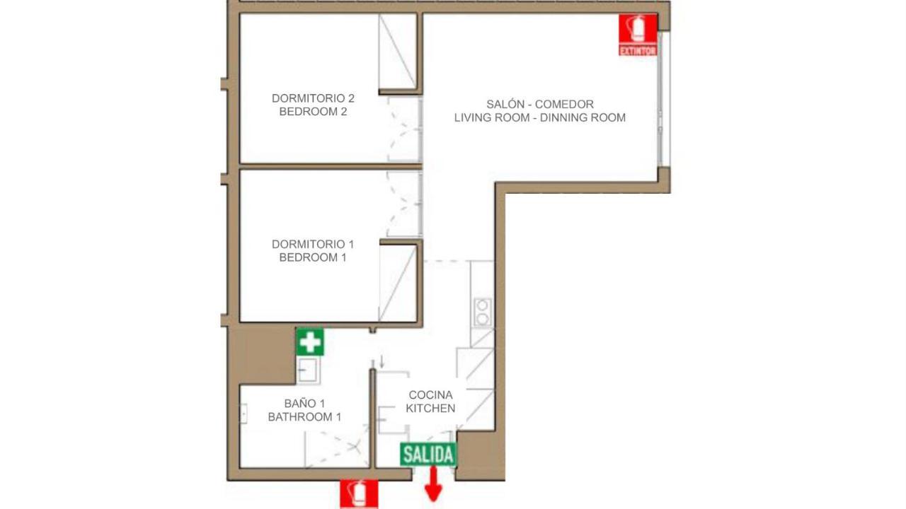 2 Bedrooms 1 Bathroom Furnished - Justicia - Executive Style - Mintystay Madrid Eksteriør billede
